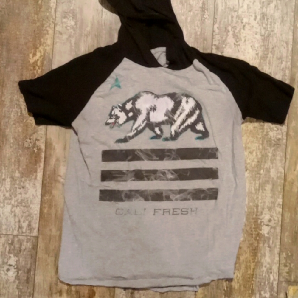 Hooded T shirt